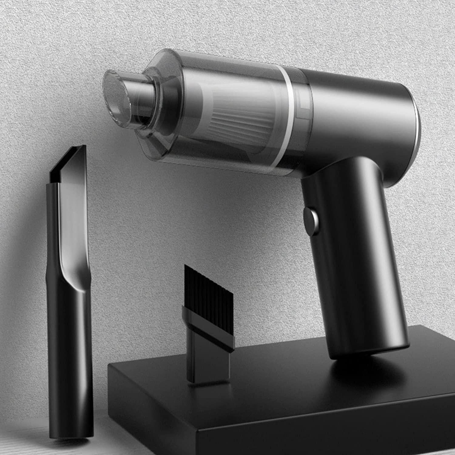 Portable Wireless Vacuum Cleaner for Car & Home, Compact Dust Cleaner